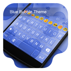 Blue Bubble -Love Gif Keyboard أيقونة