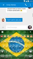 Brazil Keyboard -Free Diy Gif تصوير الشاشة 1