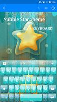 Bubble Star Eva Keyboard -Gif โปสเตอร์