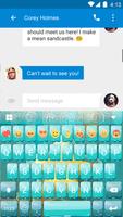 Bubble Star Eva Keyboard -Gif syot layar 1