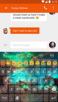 Galaxy Cloud Emoji Keyboard 海报