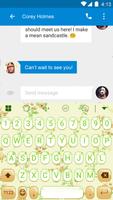 Green Gif Keyboard -800 Emojis screenshot 1