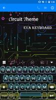 Electric Circuit Eva Keyboard الملصق