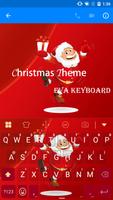 Father Christmas Eva Keyboard Affiche