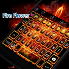 Fire Flower Eva Keyboard -Gif icône