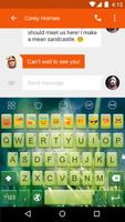 Fresh Green -Emoji Keyboard Screenshot 2