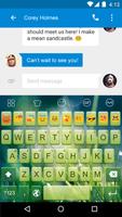 Fresh Green -Emoji Keyboard Screenshot 3
