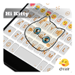 ”Funny Kitty Eva Emoji Keyboard