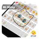 Funny Kitty Eva Emoji Keyboard APK