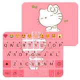 Sweet Kitty Emoji Keyboard icône