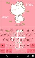 Sweet Kitty Emoji Keyboard screenshot 1