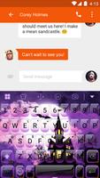 Halloween Eva Keyboard -Emoji captura de pantalla 2