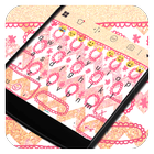 Pink Handkerchief Keyboard ikona