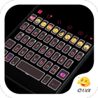 Icona Neon Keyboard Theme -Emoji Gif