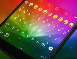 Rainbow Keyboard Theme In 2016 الملصق