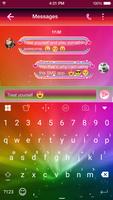 Rainbow Keyboard Theme In 2016 تصوير الشاشة 2