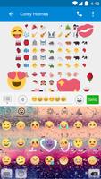 Heart Rain Eva Keyboard -Gif syot layar 3