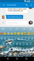 برنامه‌نما Ocean -Kitty Emoji Keyboard عکس از صفحه