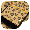 Leopard Pattern-Emoji Keyboard