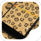 Leopard Pattern-Emoji Keyboard Zeichen