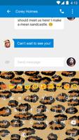 Leopard  -Love Emoji Keyboard capture d'écran 2