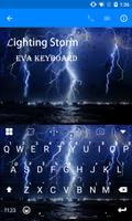 Lighting Storm Emoji Keyboard Affiche