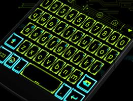 NeonLight Eva Keyboard -Gifs Affiche