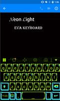 NeonLight Eva Keyboard -Gifs capture d'écran 1