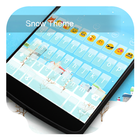 Snow World -Emoji Gif Keyboard icône