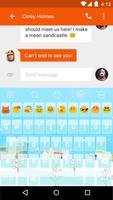 Snow World -Emoji Gif Keyboard syot layar 1