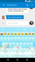 Snow World -Emoji Gif Keyboard ภาพหน้าจอ 3