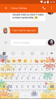 2017 Snow Flake Gif Keyboard ảnh chụp màn hình 2