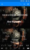 Soldier Eva Emoji Keyboard capture d'écran 2