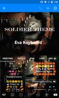 Soldier Eva Emoji Keyboard capture d'écran 3