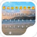 Calm Sea Kitty Emoji Keyboard APK