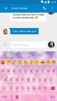 Star Pink Dream-Emoji Keyboard capture d'écran 3