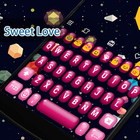 Lovely Bubble Love Keyboard أيقونة