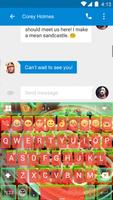 Pie Keyboard -Emoji & Gif captura de pantalla 1