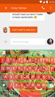 Pie Keyboard -Emoji & Gif capture d'écran 2