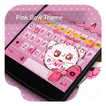 Pinkbow -Kitty Emoji Keyboard