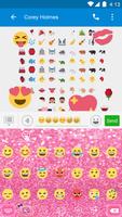 Pink Eva Keyboard Theme syot layar 3