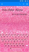 Pink Eva Keyboard Theme Affiche