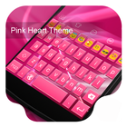 Pink Hearts -Kitty Keyboard icono