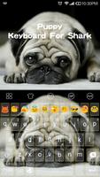 Pug Dog Emoji Keyboard Affiche