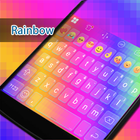 Rainbow Eva Keyboard -Diy Gifs ícone