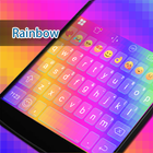 Rainbow Eva Keyboard -Diy Gifs icono