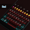 Red Style Keyboard -Emoji Gif
