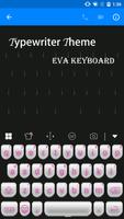 Typewriter Eva Keyboard -Emoji ポスター