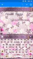 1 Schermata Pink Flower Keyboard-Emoji Gif