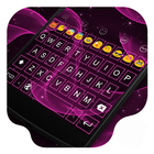 Violet -Kitty Emoji Keyboard biểu tượng